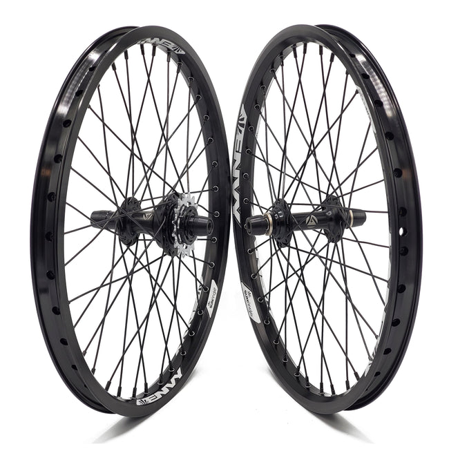 Black Ops MX3200 Hubs w/Sun Envy Rims Pro BMX Race Wheelset-28H-20x1.75&quot; - 1