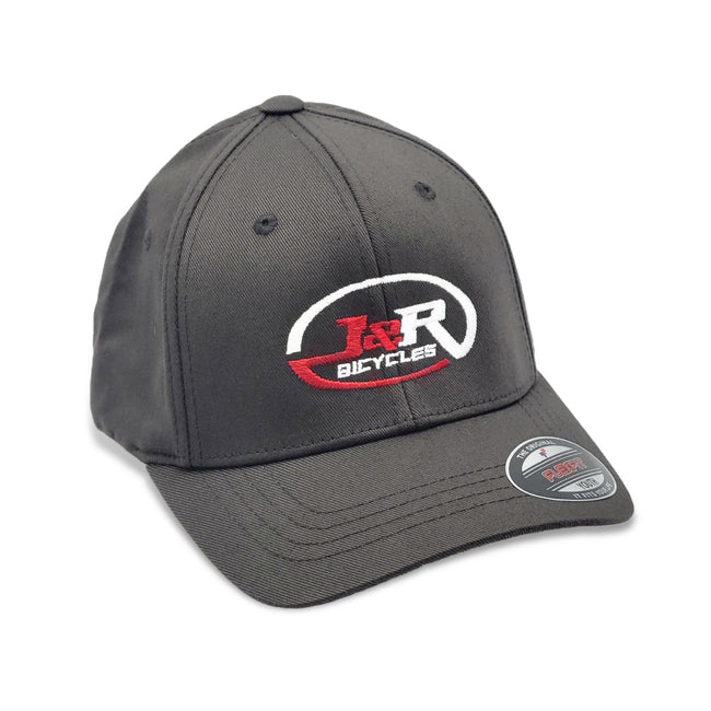 J&amp;R Bicycles Logo Flexfit Hat-Gray-Youth - 1