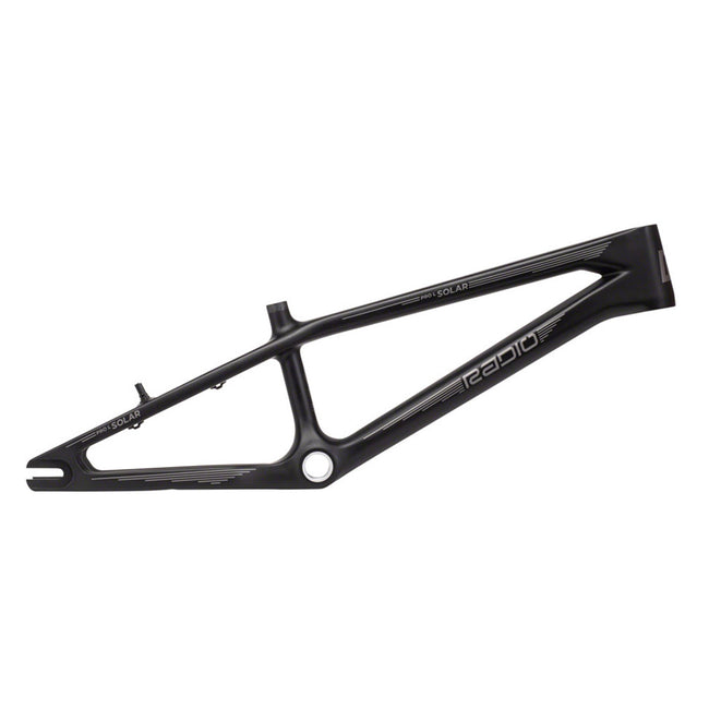 Radio Solar Carbon BMX Race Frame-Matte Black/Grey - 1