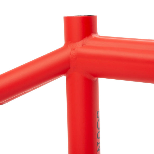 Sunday Soundwave V3 BMX Freestyle Frame-Matte Fire Engine Red - 3