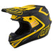 Troy Lee Designs SE4 Carbon Flash BMX Race Helmet-Black/Yellow - 4