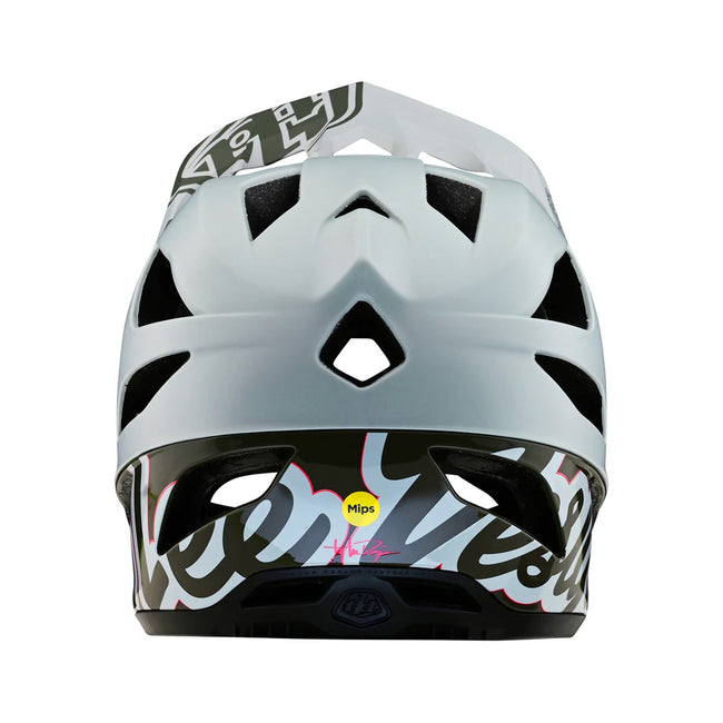 Troy Lee Designs Stage MIPS BMX Race Helmet-Signature Vapor - 4