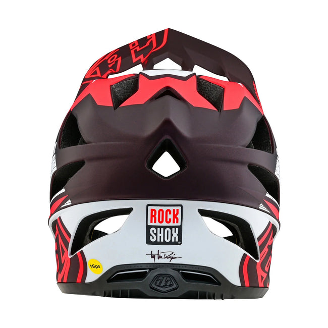 Troy Lee Designs Stage MIPS BMX Race Helmet-SRAM Vector Red - 4