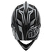 Troy Lee Designs D4 Composite MIPS BMX Race Helmet-Slash Black/Silver - 5