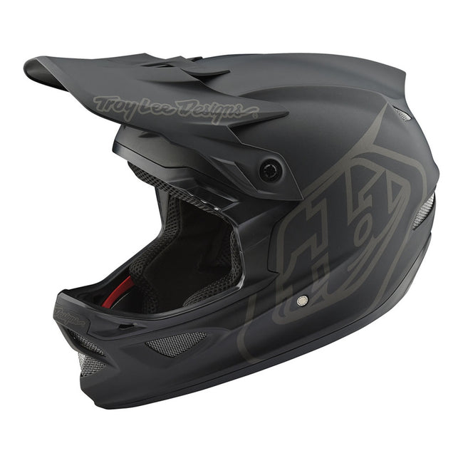 Troy Lee Designs D3 Fiberlite BMX Race Helmet-Mono-Black - 3