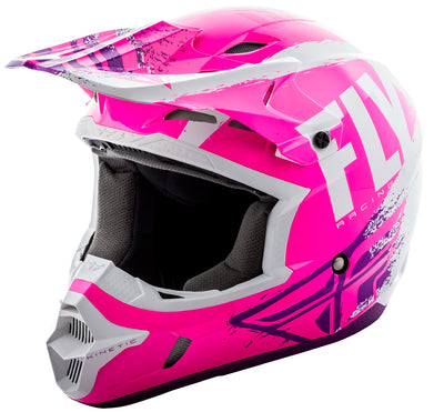 Fly Racing 2018 Kinetic Burnish Helmet-Pink/White/Purple