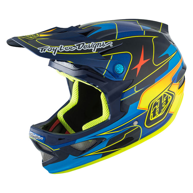 Troy Lee D3 Carbon MIPS Helmet-Render Blue - 1