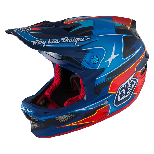 Troy Lee D3 Carbon MIPS Helmet-Render Navy - 1