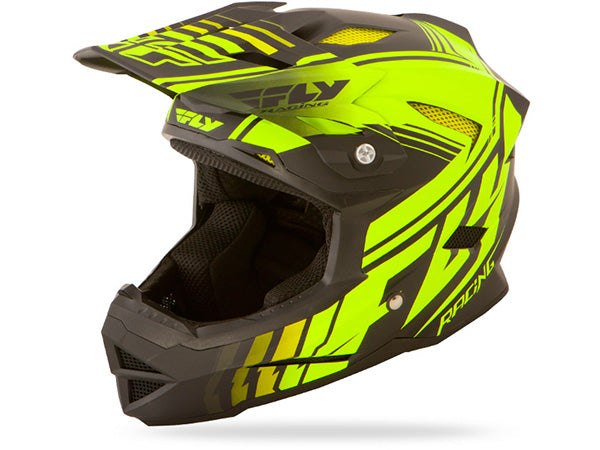 Fly Racing 2016 Default Helmet-Black/Hi-Vis - 1