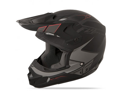 Fly Racing Kinetic Impulse Helmet-Matte Gray/Black