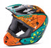 Fly 2017 Kinetic Crux Helmet-Teal/Orange/Black - 1