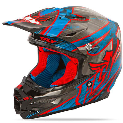 Fly Racing F2 Carbon Acetylene Helmet - Red/Blue