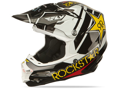 Fly Racing F2 Rockstar Helmet-Black/White