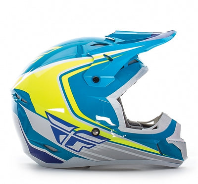 Fly Racing 2016 Kinetic Fullspeed Helmet-Blue/Hi-Vis