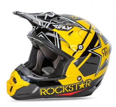 Fly Racing 2016 Kinetic Pro Rockstar Helmet-Yellow/Black