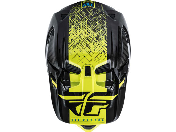 Fly Racing 2019 Werx Imprint Helmet-Black/Hi-Vis - 3