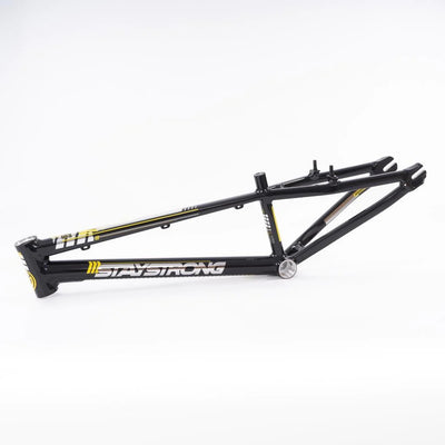 Stay Strong For Life V4 Alloy BMX Race Frame-Black/Silver