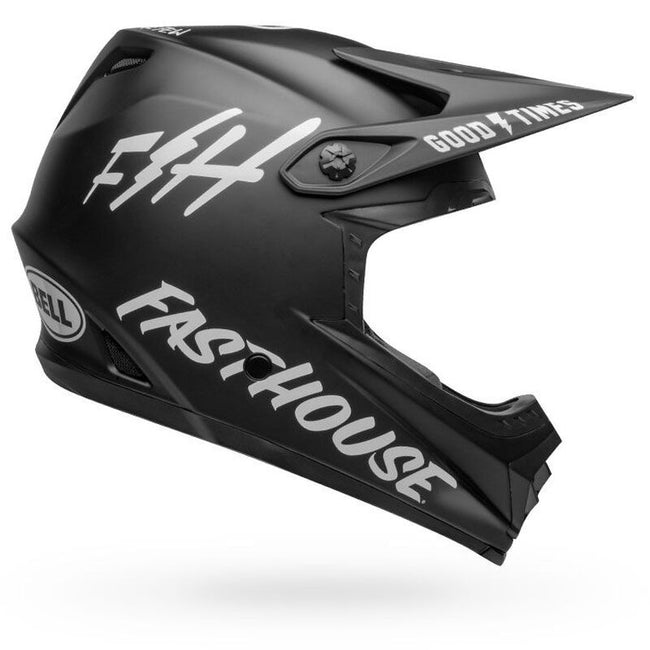 Bell Full-9 Fusion MIPS BMX Race Helmet-Fasthouse Matte Black/White - 4