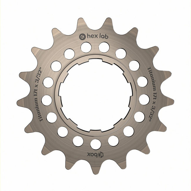 Box Hex Lab 3/32&quot; Titanium Cog - 7