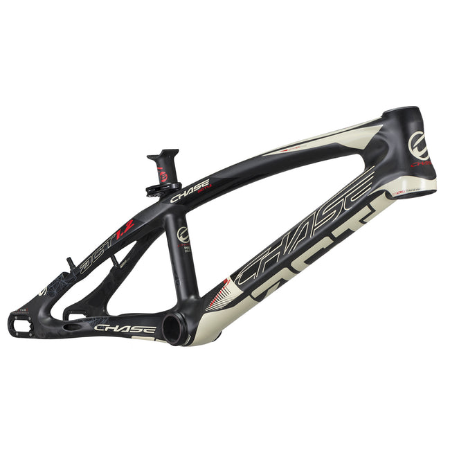 Chase ACT 1.2 Carbon BMX Race Frame-Black/Sand - 2