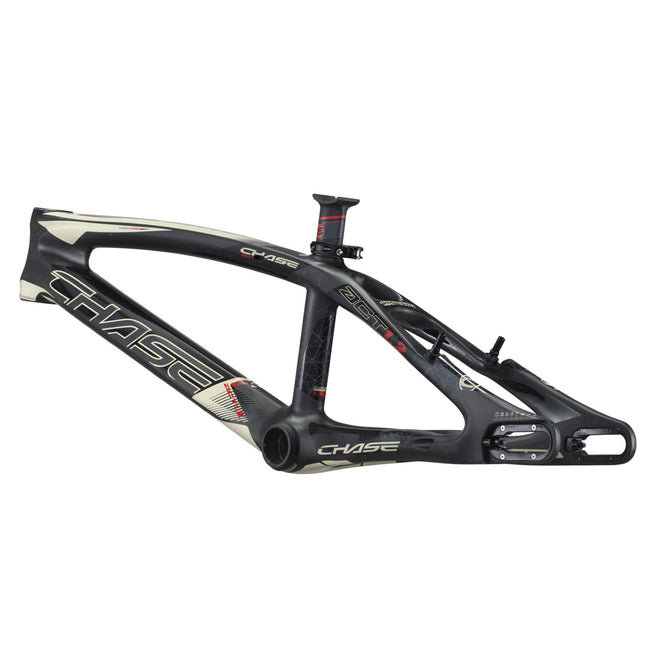 Chase ACT 1.2 Carbon BMX Race Frame-Black/Sand - 3