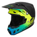 Fly Racing Formula CC Centrum BMX Race Helmet-Black/Blue/Hi-Vis - 2