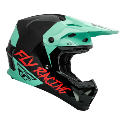 Fly Racing Formula CP S.E. Rave BMX Race Helmet-Black/Mint/Red