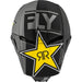 Fly Racing Kinetic Rockstar BMX Race Helmet-Matte Grey/Black/Yellow - 4