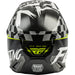 Fly Racing Kinetic Sketch BMX Race Helmet-Black/White/Hi-Vis - 3