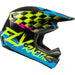 Fly Racing Kinetic Sketch BMX Race Helmet-Blue/Hi-Vis/Pink - 2