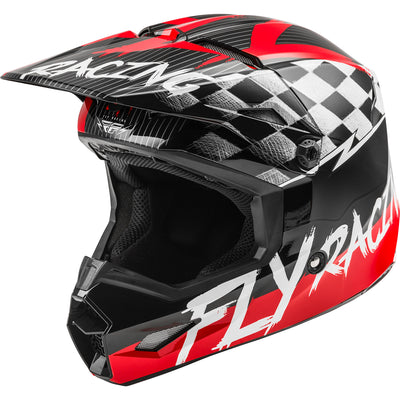 Fly Racing Kinetic Sketch BMX Race Helmet-Red/Black/Grey