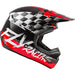 Fly Racing Kinetic Sketch BMX Race Helmet-Red/Black/Grey - 2