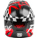 Fly Racing Kinetic Sketch BMX Race Helmet-Red/Black/Grey - 3