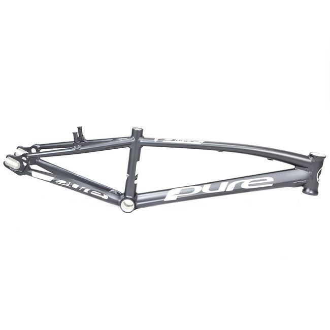 Pure V6 Alloy BMX Race Frame-Gun Metal Grey - 1