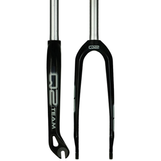 Q2 Mini Carbon BMX Race Fork-20&quot;-1&quot;-10mm - 1