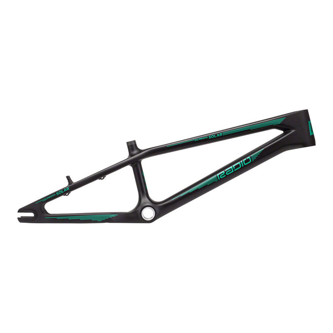 Radio Solar Carbon BMX Race Frame-Black/Teal - 7