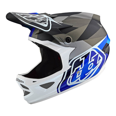 Troy Lee Designs D3 Fiberlite Jet BMX Race Helmet-Blue