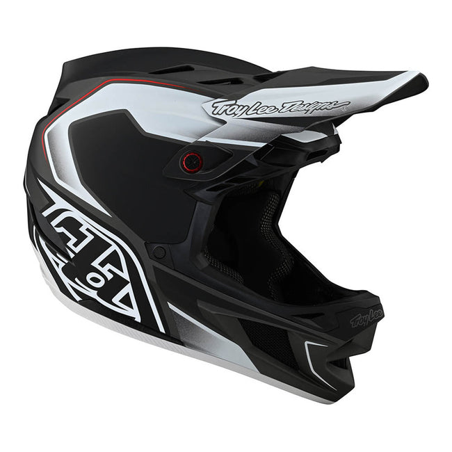 Troy Lee Designs D4 Composite MIPS Exile BMX Race Helmet-Black - 1