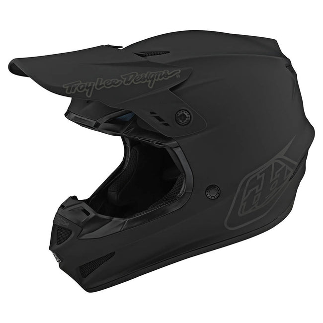 Troy Lee Designs GP Mono BMX Race Helmet-Black - 1