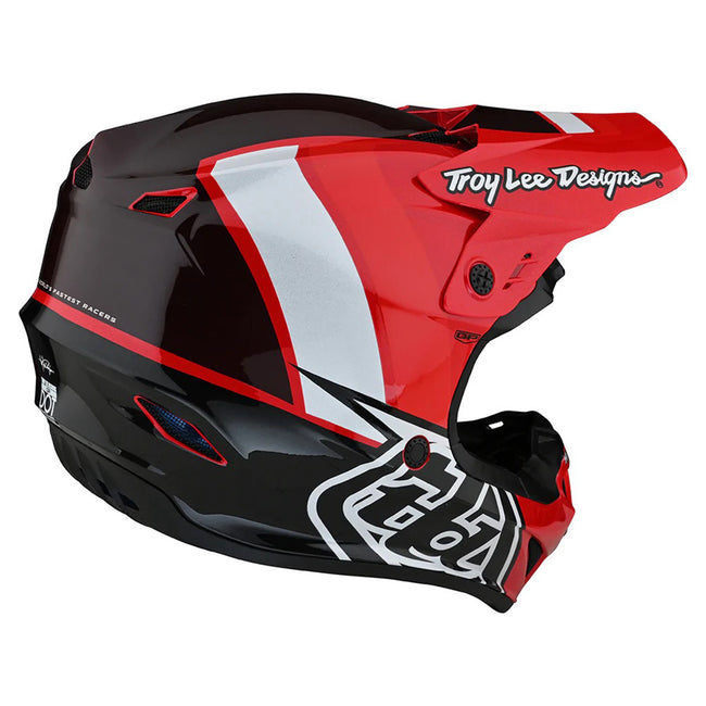 Troy Lee Designs GP Nova BMX Race Helmet-Red - 5