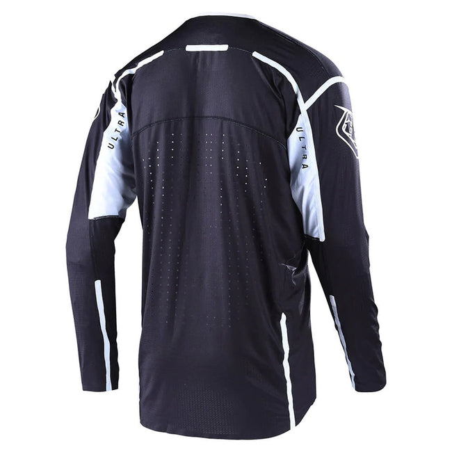 Troy Lee Designs Sprint Ultra BMX Race Jersey-Lines-Black/White - 2