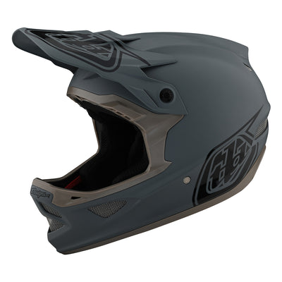 Troy Lee Designs D3 Fiberlite Stealth BMX Race Helmet-Gray