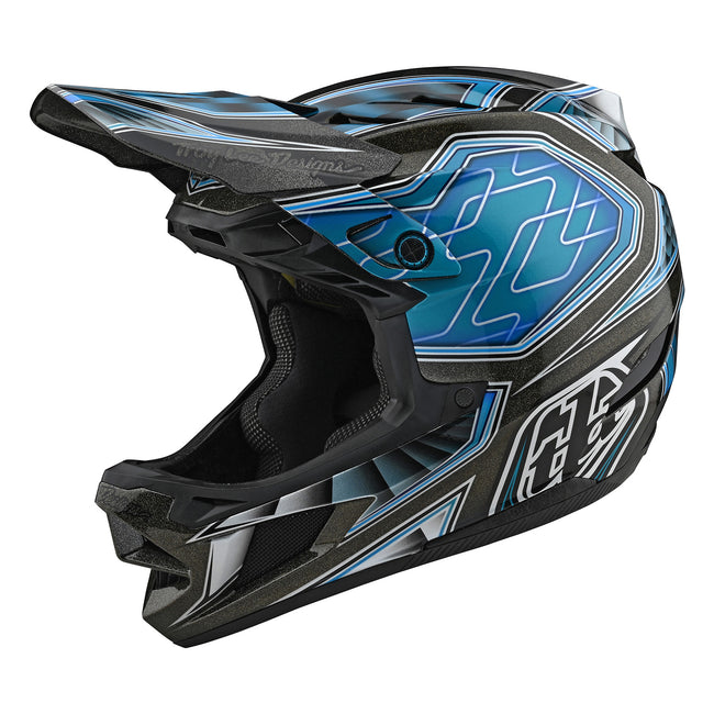 Troy Lee Designs D4 MIPS Low Rider BMX Race Helmet-Teal - 1