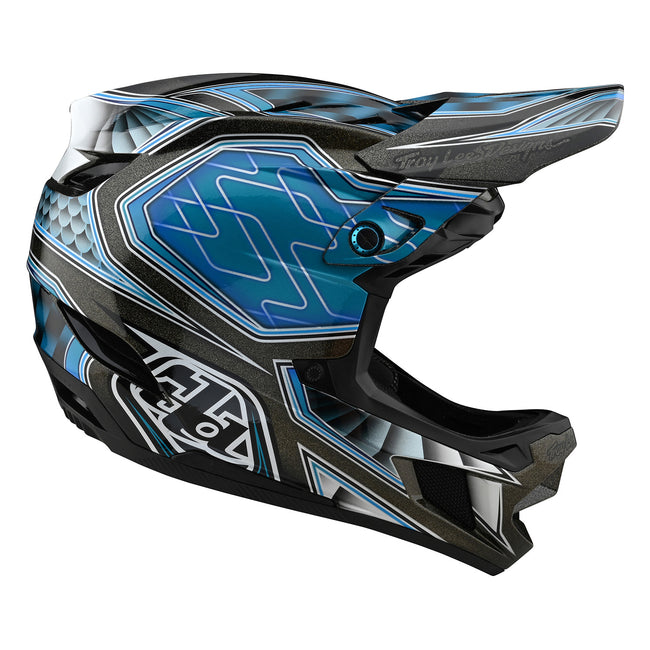 Troy Lee Designs D4 MIPS Low Rider BMX Race Helmet-Teal - 3