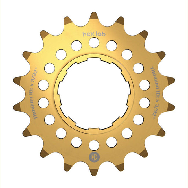 Box Hex Lab 3/32&quot; Titanium Cog - 26