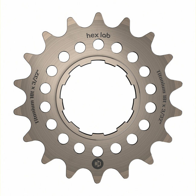 Box Hex Lab 3/32&quot; Titanium Cog - 27