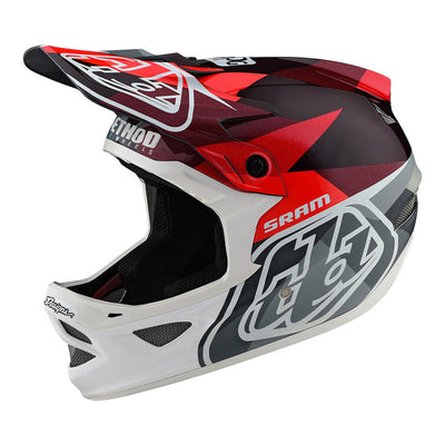 Troy Lee Designs D3 Carbon MIPS Jet SRAM Helmet-Red