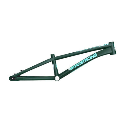 Stay Strong For Life V4 Alloy BMX Race Frame-Green