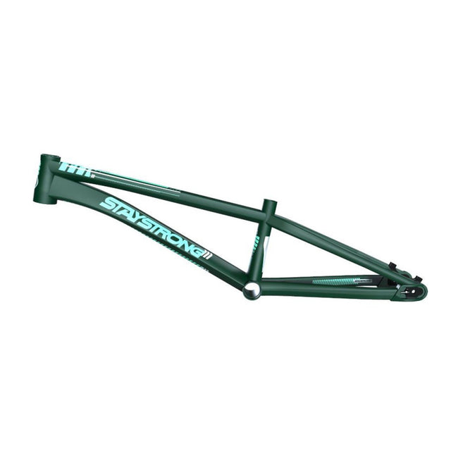 Stay Strong For Life V4 Alloy BMX Race Frame-Green - 5