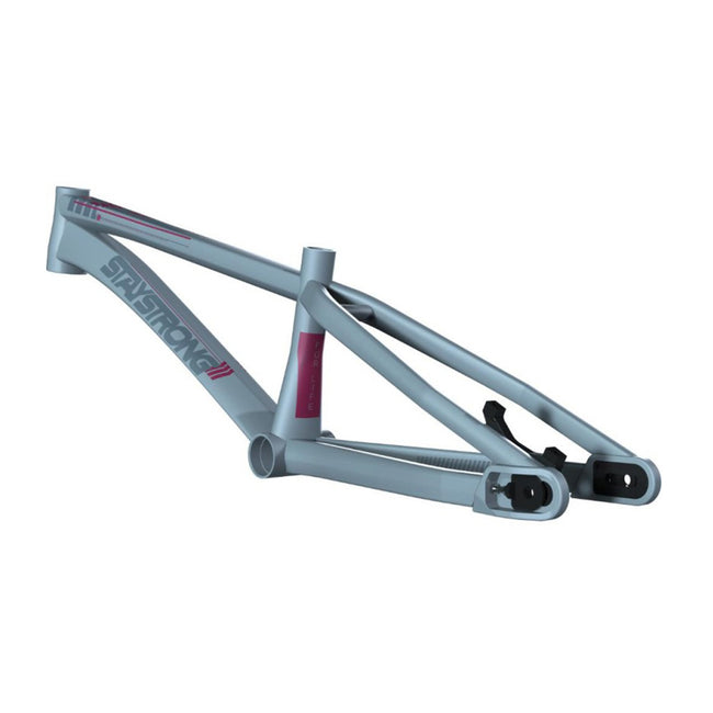 Stay Strong For Life V4 Alloy BMX Race Frame-Grey - 2